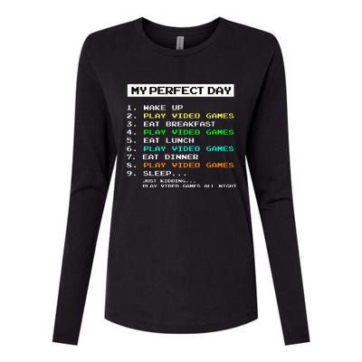 Gaming Gamer Gifts Womens Cotton Relaxed Long Sleeve T-Shirt