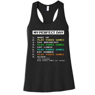 Gaming Gamer Gifts Women's Racerback Tank