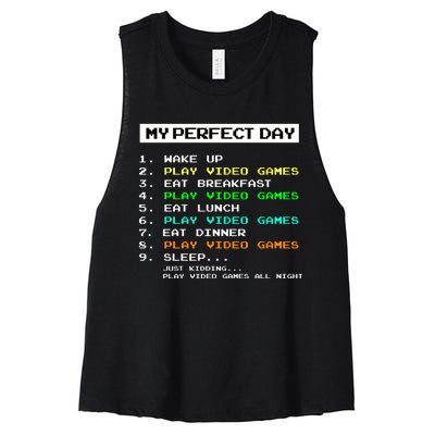 Gaming Gamer Gifts Women's Racerback Cropped Tank