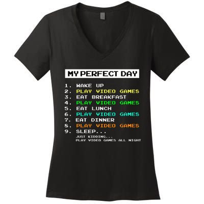 Gaming Gamer Gifts Women's V-Neck T-Shirt