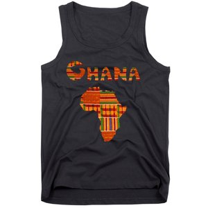 Ghana  Ghana  Ghana Africa Map Kente Tank Top