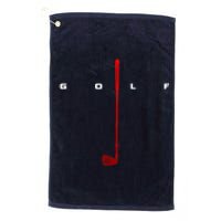 Golfer Golf Gift Platinum Collection Golf Towel