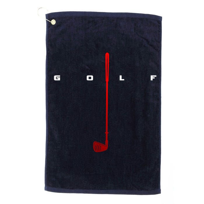 Golfer Golf Gift Platinum Collection Golf Towel