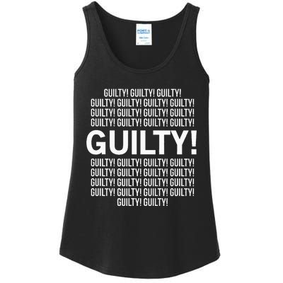 Guilty Guilty Guilty Ladies Essential Tank