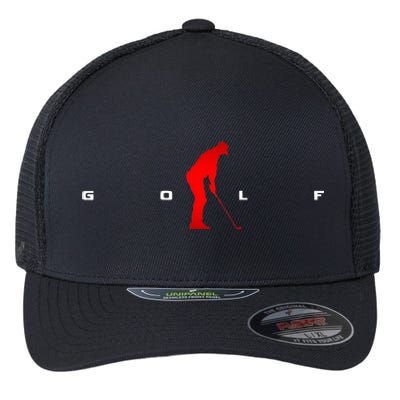 Golfer Golf Flexfit Unipanel Trucker Cap