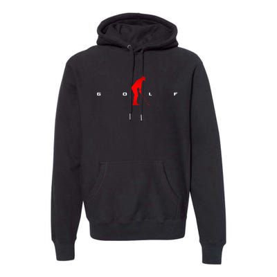 Golfer Golf Premium Hoodie