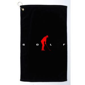 Golfer Golf Platinum Collection Golf Towel