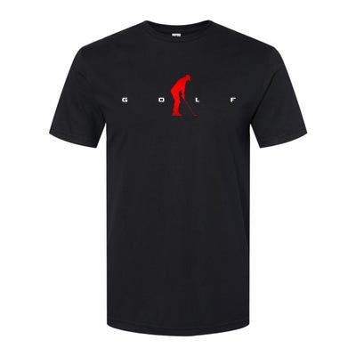 Golfer Golf Softstyle® CVC T-Shirt