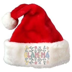 Groovy GlamMa Grandmother Flowers GlamMa Grandma Premium Christmas Santa Hat