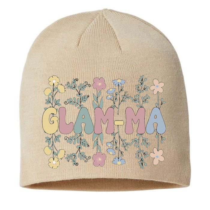 Groovy GlamMa Grandmother Flowers GlamMa Grandma Sustainable Beanie