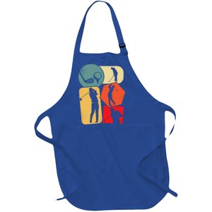 Golf Golfer Golfing Cute Gift Full-Length Apron With Pockets