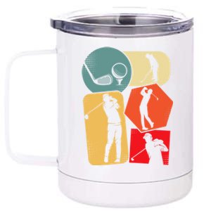 Golf Golfer Golfing Cute Gift 12 oz Stainless Steel Tumbler Cup