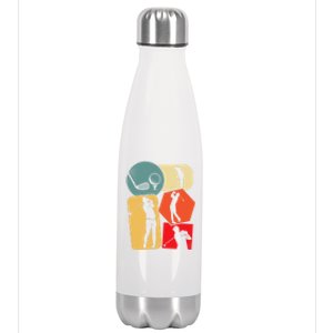 Golf Golfer Golfing Cute Gift Stainless Steel Insulated Water Bottle