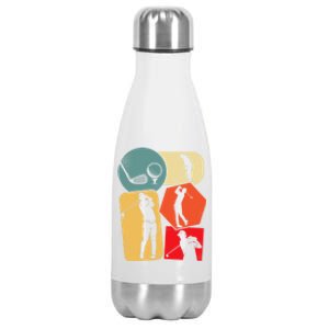 Golf Golfer Golfing Cute Gift Stainless Steel Insulated Water Bottle