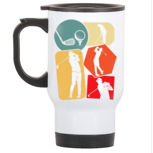 Golf Golfer Golfing Cute Gift Stainless Steel Travel Mug