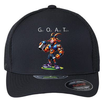 Gym G.O.A.T Flexfit Unipanel Trucker Cap