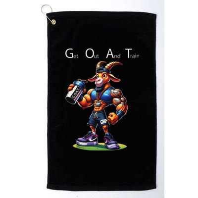 Gym G.O.A.T Platinum Collection Golf Towel