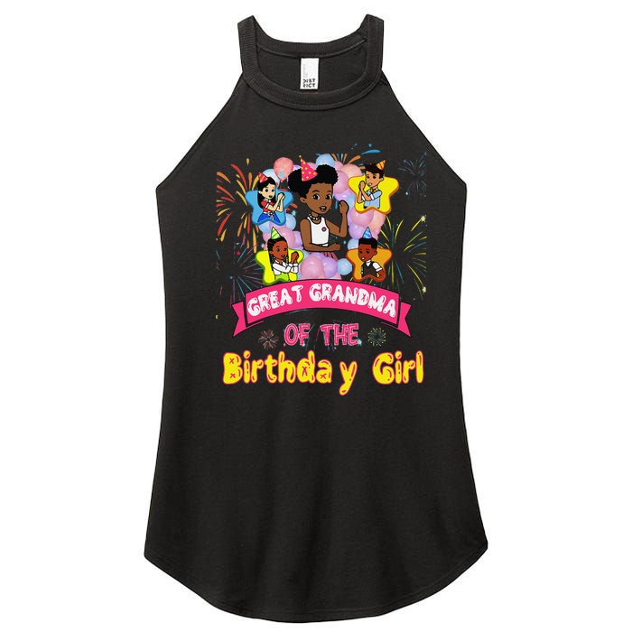 Great Grandma GracieS Corner Birthday Dolls Cute Party Gift Women's Perfect Tri Rocker Tank