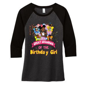 Great Grandma GracieS Corner Birthday Dolls Cute Party Gift Women's Tri-Blend 3/4-Sleeve Raglan Shirt