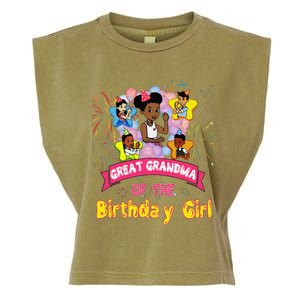 Great Grandma GracieS Corner Birthday Dolls Cute Party Gift Garment-Dyed Women's Muscle Tee