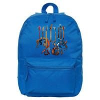 Guitars guitarists gift 16 in Basic Backpack