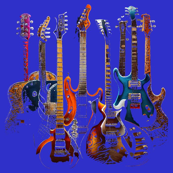 Guitars guitarists gift 16 in Basic Backpack