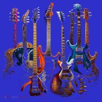 Guitars guitarists gift Women's V-Neck T-Shirt
