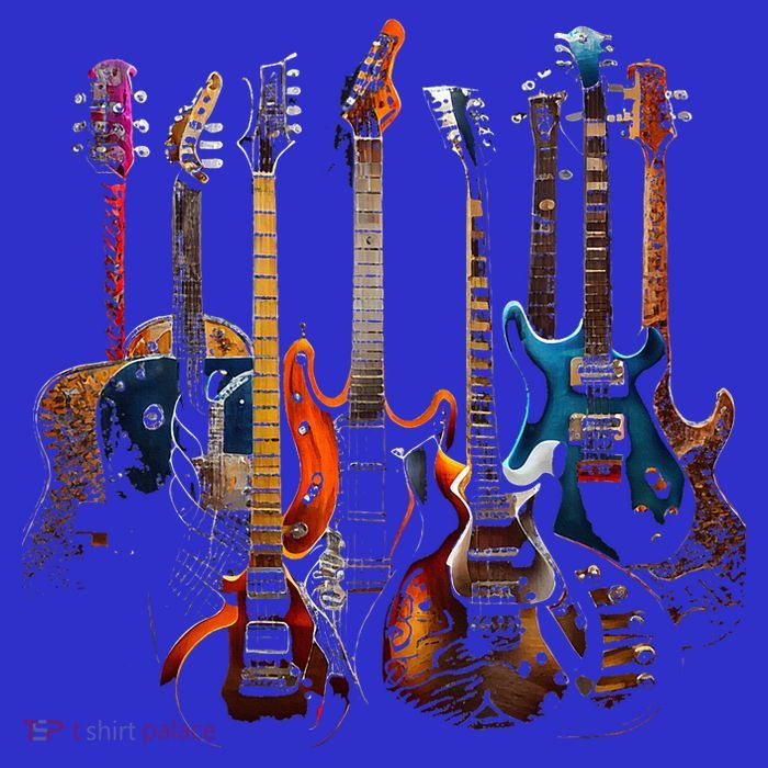 Guitars guitarists gift Women's V-Neck T-Shirt