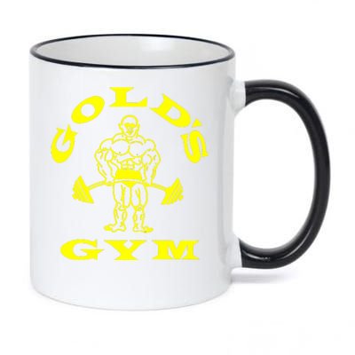 Golds Gym 11oz Black Color Changing Mug