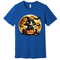 Ghost Gamer Gaming Controller Halloween Gamer Ghost Meaningful Gift Premium T-Shirt