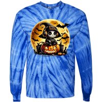 Ghost Gamer Gaming Controller Halloween Gamer Ghost Meaningful Gift Tie-Dye Long Sleeve Shirt