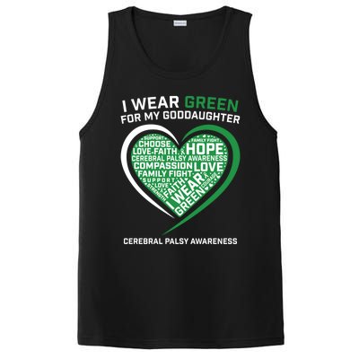 Godmother Godmom Godfather Funny Gift Goddaughter Cerebral Palsy Gift PosiCharge Competitor Tank