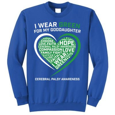 Godmother Godmom Godfather Funny Gift Goddaughter Cerebral Palsy Gift Sweatshirt