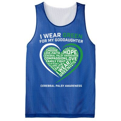 Godmother Godmom Godfather Funny Gift Goddaughter Cerebral Palsy Gift Mesh Reversible Basketball Jersey Tank