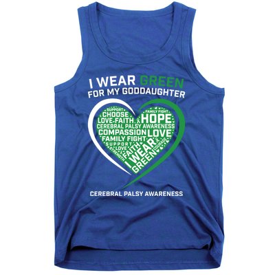 Godmother Godmom Godfather Funny Gift Goddaughter Cerebral Palsy Gift Tank Top