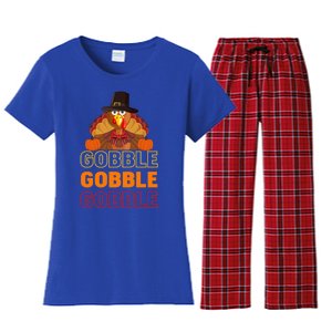 Gobble Gobble Gobble Great Gift Women's Flannel Pajama Set