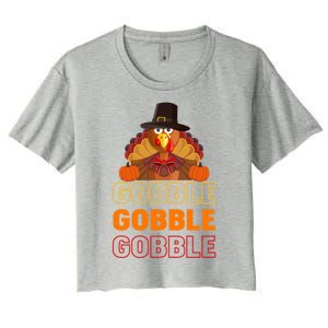 Gobble Gobble Gobble Great Gift Women's Crop Top Tee