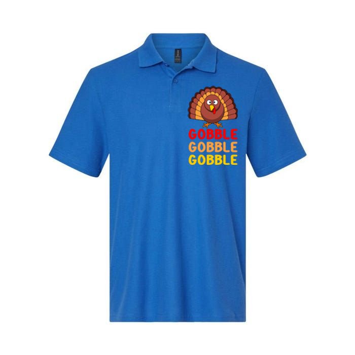 Gobble Gobble Gobble Gift Softstyle Adult Sport Polo