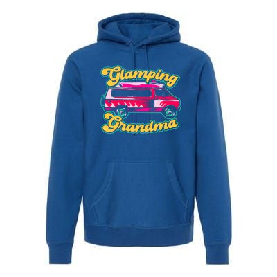 Glamping Grandma Glamorous Camping Glamper Meaningful Gift Premium Hoodie