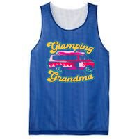 Glamping Grandma Glamorous Camping Glamper Meaningful Gift Mesh Reversible Basketball Jersey Tank