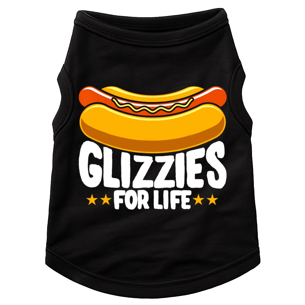 Glizzy Gobbler Glizzies For Life Hot Dog Doggie Tank