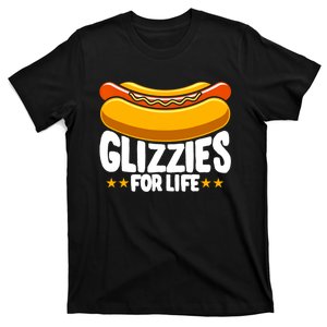 Glizzy Gobbler Glizzies For Life Hot Dog T-Shirt