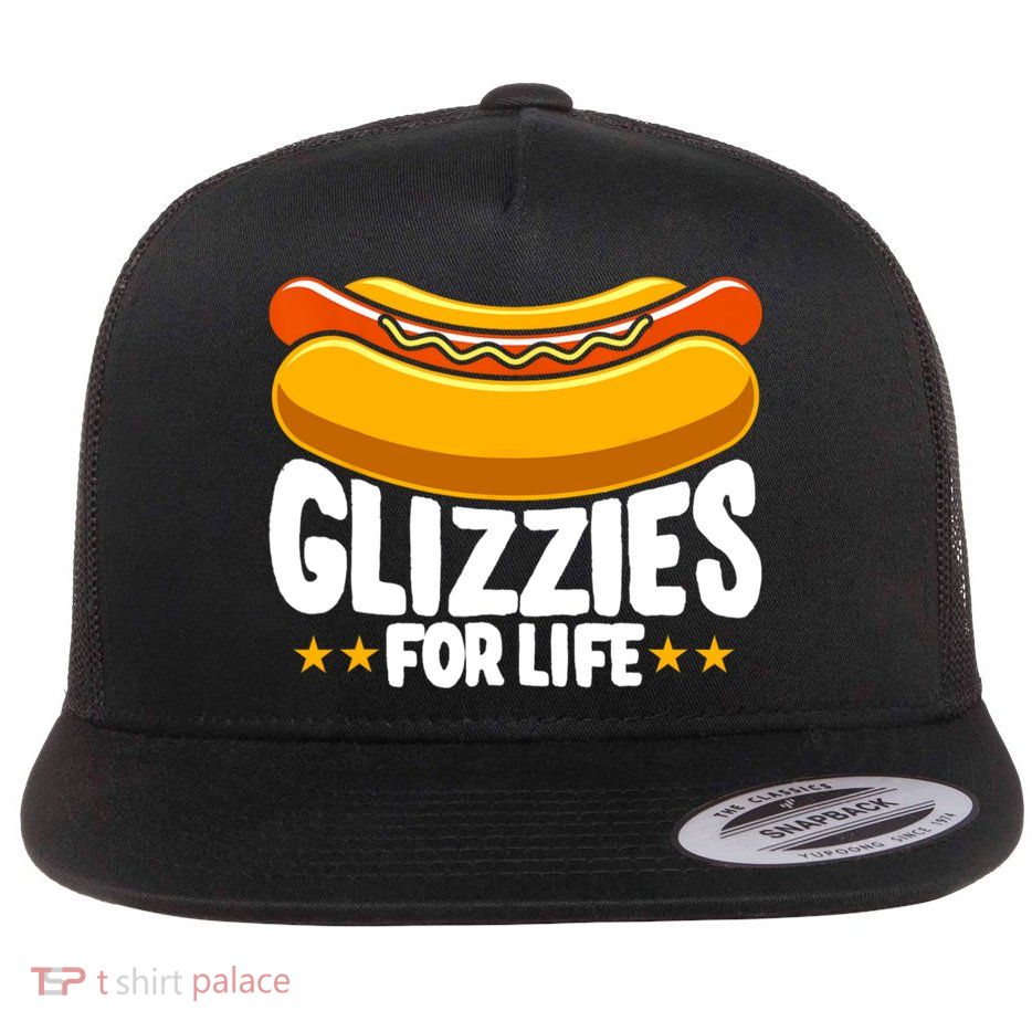 Glizzy Gobbler Glizzies For Life Hot Dog Flatbill Hat