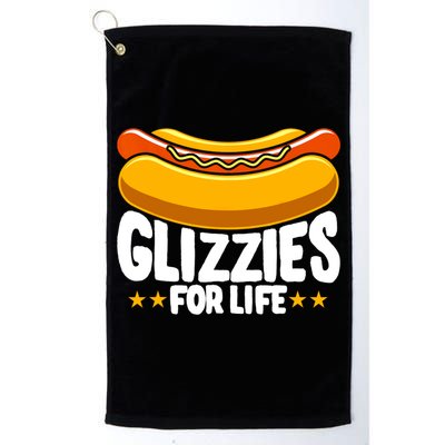 Glizzy Gobbler Glizzies For Life Hot Dog Golf Towel