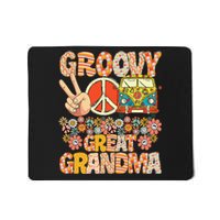 Groovy Great Grandma Retro Matching Family Baby Shower Mousepad