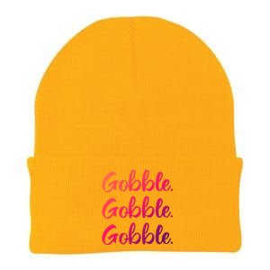 Gobble Gobble Gobble Thanksgiving Day Gift Knit Cap Winter Beanie