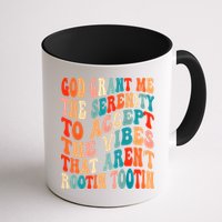 Groovy God Grant Me The Serenity To Accept The Vibes That Aren’t Rootin Tootin Mug