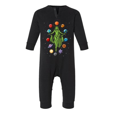 Gaia Greek Goddess Mother Earth Day Hippie Nature Gift Infant Fleece One Piece