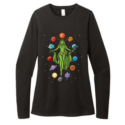 Gaia Greek Goddess Mother Earth Day Hippie Nature Gift Womens CVC Long Sleeve Shirt