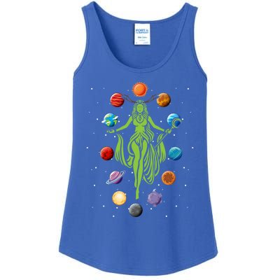 Gaia Greek Goddess Mother Earth Day Hippie Nature Gift Ladies Essential Tank